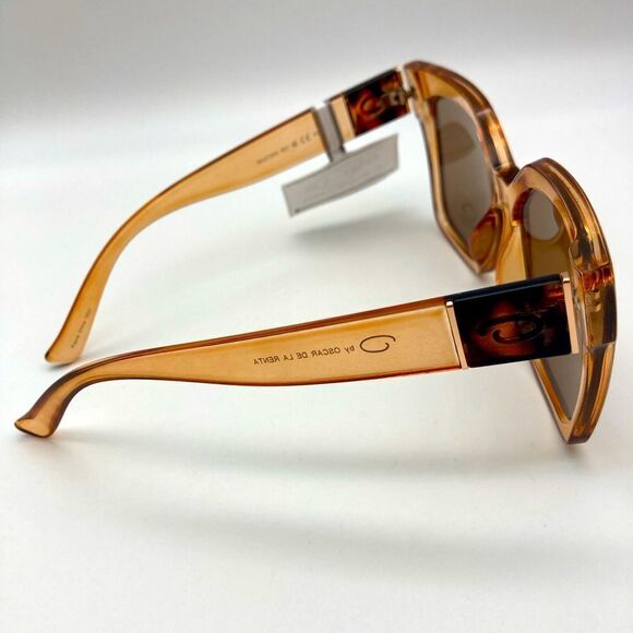 NWT Oscar de la Renta 1394 651 Stylish Amber Sunglasses main image 8